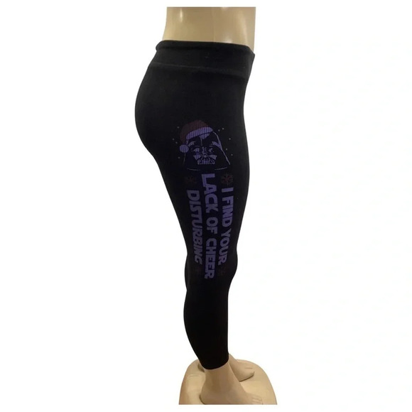 Stars Wars Size Medium Sunfrog buy Xlusion Black Crop Leggings. (Preowned) - Picture 1 of 4